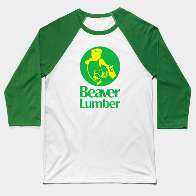 Beaver Lumber Baseball T-Shirt by FahlDesigns